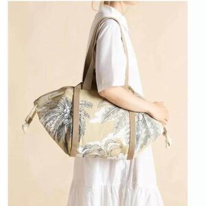 NEW INOUI EDITIONS croisiere sac bag in robinson beige convertible Paris NWT